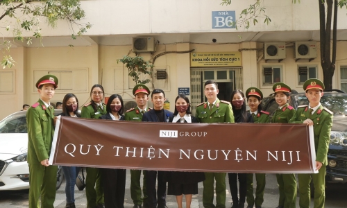 Đoàn Thanh niên Học viện Cảnh sát nhân dân tổ chức chương trình thiện nguyện tại bệnh viện Hữu nghị Việt - Đức