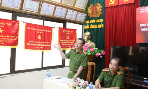 Khoa Cảnh sát hình sự tổ chức báo cáo thực tế cho sinh viên chuyên ngành và tuyên truyền, phổ biến, giáo dục pháp luật trên địa bàn tỉnh Lạng Sơn