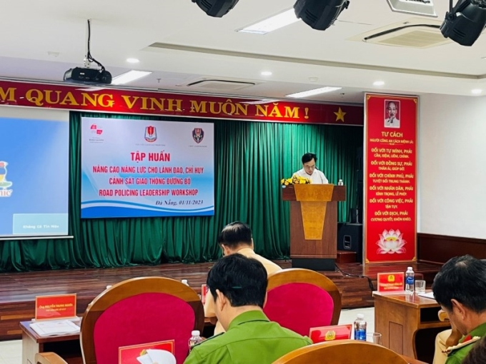 Ông Nguyễn Trung Nghĩa, Phó Giám đốc Sở Giao thông vận tải thành phố Đà Nẵng phát biểu tại Lễ Khai mạc