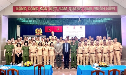 Hội thảo tập huấn Thực thi pháp luật dựa trên số liệu dành cho cho lãnh đạo, chỉ huy Cảnh sát giao thông đường bộ Công an Thành phố Hồ Chí Minh
