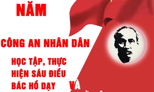 75 năm Công an nhân dân học tập, thực hiện Sáu điều Bác Hồ dạy và Lời kêu gọi thi đua ái quốc của Chủ tịch Hồ Chí Minh (1948-2023)