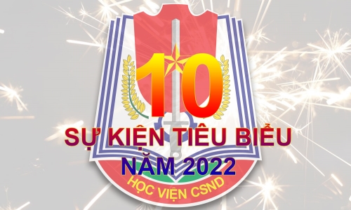 10 dấu ấn tiêu biểu của Học viện Cảnh sát nhân dân năm 2022