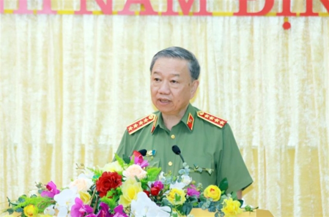 Bộ trưởng Tô Lâm phát biểu tại Hội thảo.