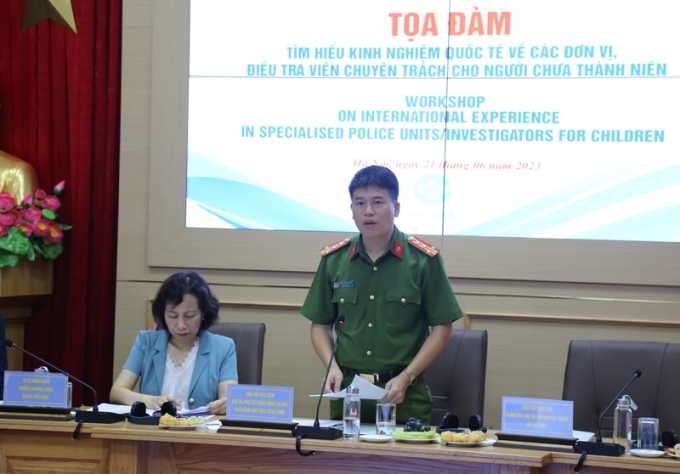 Đại tá, PGS.TS Trần Hồng Quang, Phó Giám đốc Học viện phát biểu kết luận