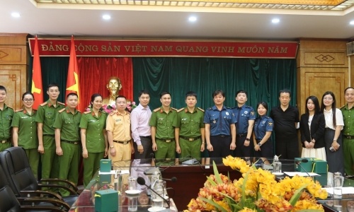 Học viện CSND tiếp và làm việc với đoàn khảo sát của Cơ quan Cảnh sát quốc gia Hàn Quốc