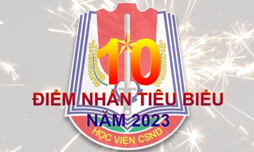 10 điểm nhấn tiêu biểu của Học viện Cảnh sát nhân dân năm 2023